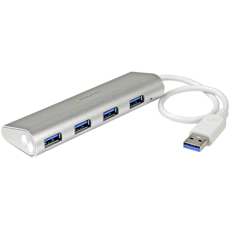 STARTECH.COM 4Port USB Hub - Aluminum and Compact USB 3.0 Hub for Mac ST43004UA